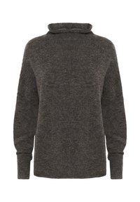 MIYA HIGH NECK  - Maglione - dark gull gray melange