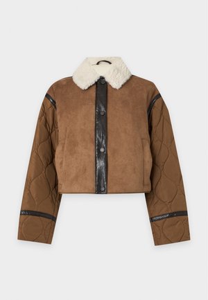 Weekend Max Mara, Chaqueta de cuero sintético - cammello