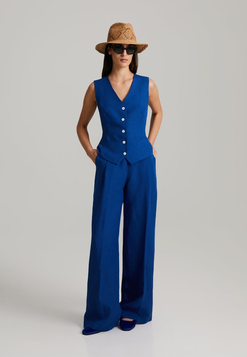 ANDIATA - KAMILLE 3 - Trousers - mediterranean blue, Enlarge
