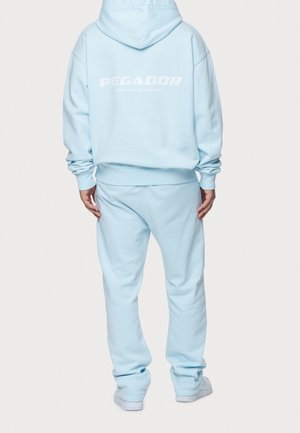 Hættetrøje - light blue