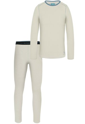 SET - Unterhose lang - wollweiß