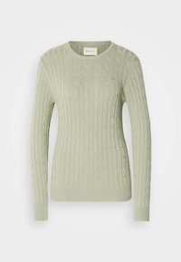 STRETCH C NECK - Džemper - faded sage