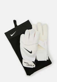Nike Performance MATCH JR UNISEX - Guantes de portero - white/pure platinum/black