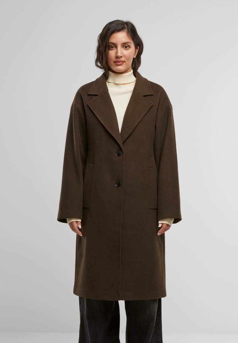 Urban Classics LONG - Klasisks mētelis - warmbrown