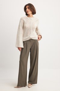 NA-KD PATTERN - Pullover - off white