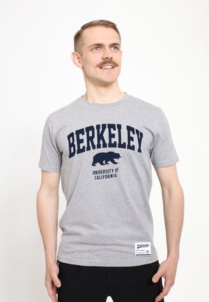 Henry Tiger BERKELEY UNIVERSITY BEAR - T-shirt print - heather grey