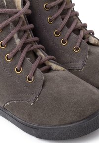 Pisamonas PEAU DE  AVEC  LATÉRAUX À GLISSIÈRE - Botines con cordones - gris