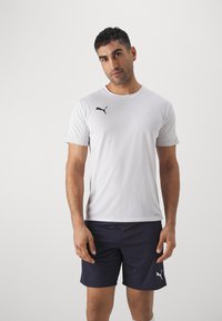 Puma - TEAMGOAL MATCHDAY - Sport T-Shirt - white/black/feather gray Thumbnail-Bild 1