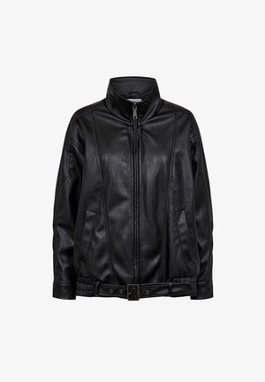 Nümph, Veste en similicuir - caviar