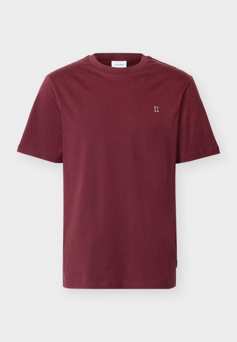 Les Deux T-shirt basic donkerrood