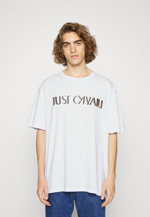 Just Cavalli completo bambina T-shirt e pantaloni bianco giallo main image 0