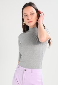 Modström KROWN - T-shirt básica - grey melange