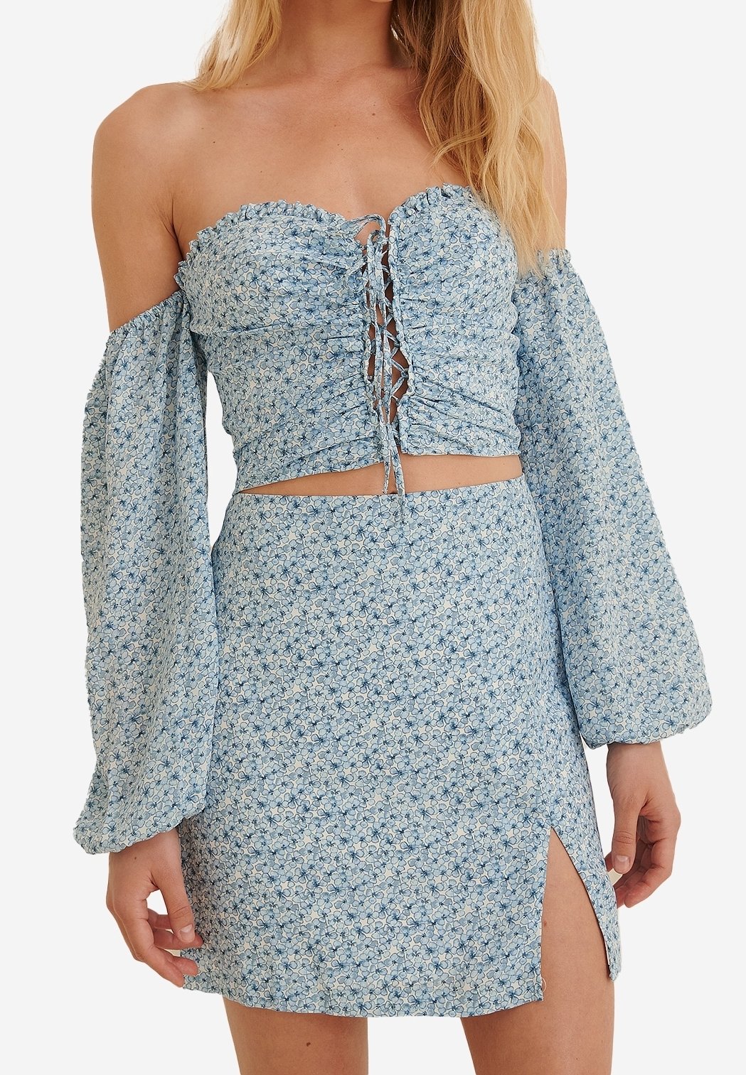 sachin and babi light blue dress Spocket | Dropship main image 1