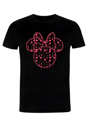 Disney DISNEY CLASSIC MICKEY MINNIE HEARTS FILL - T-shirt z nadrukiem