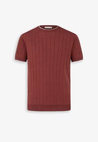 No seleccionado, brick red solid