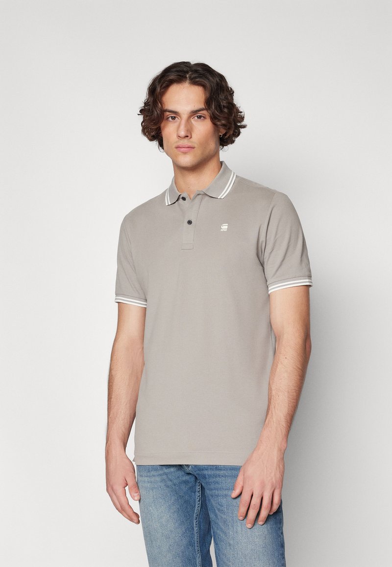 G-STAR DUNDA SLIM STRIPE - Polo krekls - rock ridge