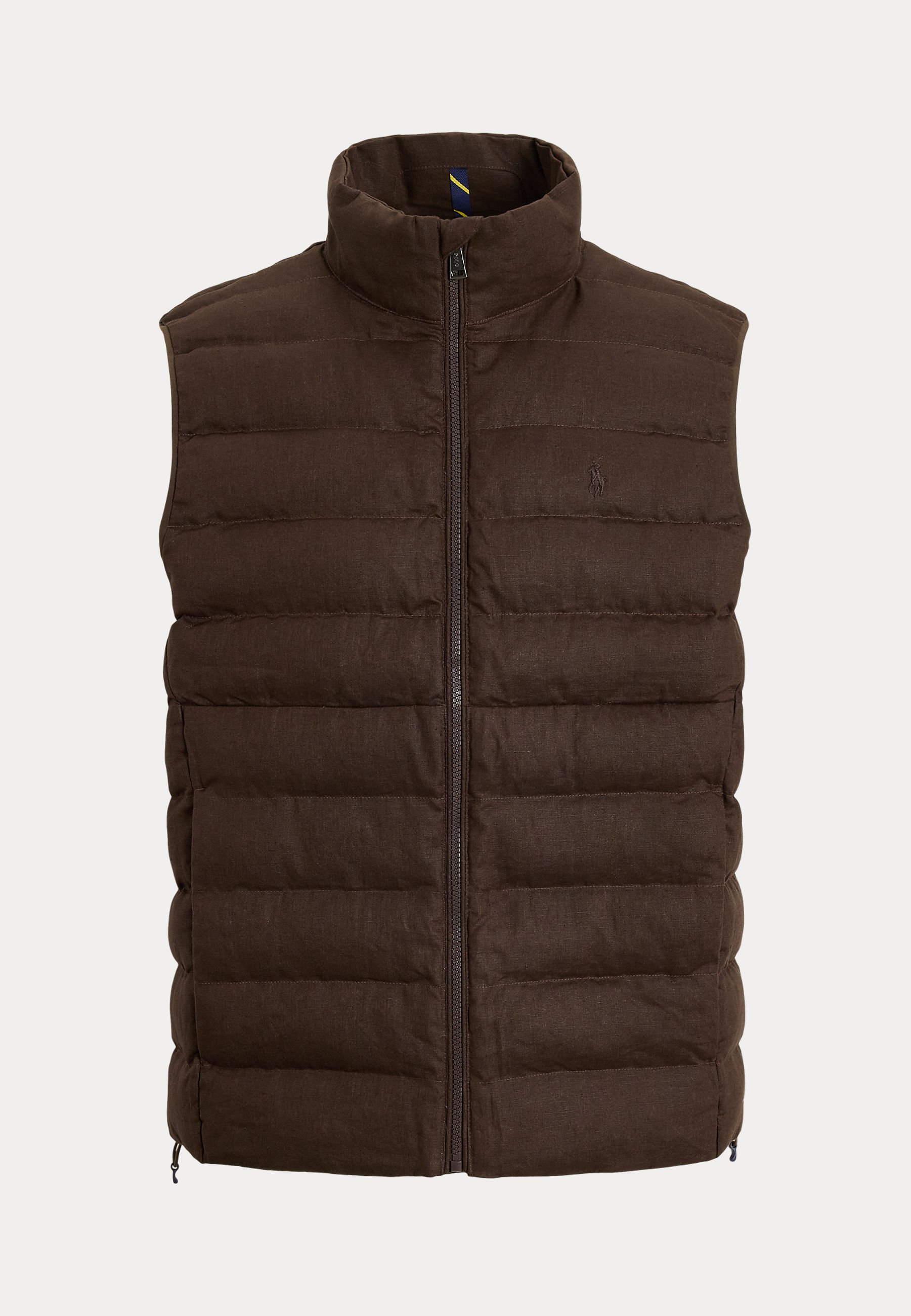 Polo Ralph Lauren THE COLDEN LINEN VEST - Waistcoat - nutmeg brown