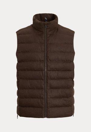 Polo Ralph Lauren, THE COLDEN LINEN VEST - Veste sans manches - nutmeg brown