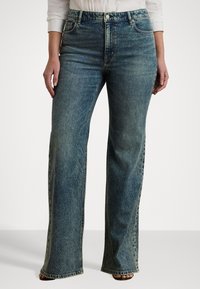 Lauren Ralph Lauren Woman HIGH RISE FLARE JEAN - Široke hlačnice - haze wash