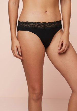 DOT  HIGH KNICKERS FOUR PACK - Slip - black