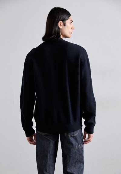 Emporio Armani CARDIGAN - Kardigán - blu navy