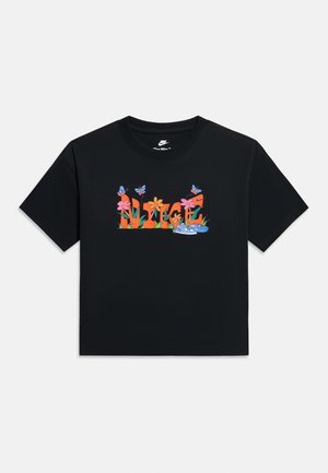 Nike Sportswear, TEE BOXY CAMP - Μπλουζάκι με στάμπα - black