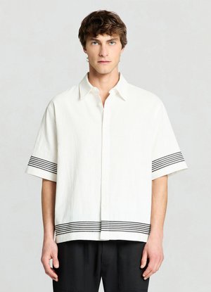 Calliope, CAMICIA TINTA UNITA - Chemise - bianco lana