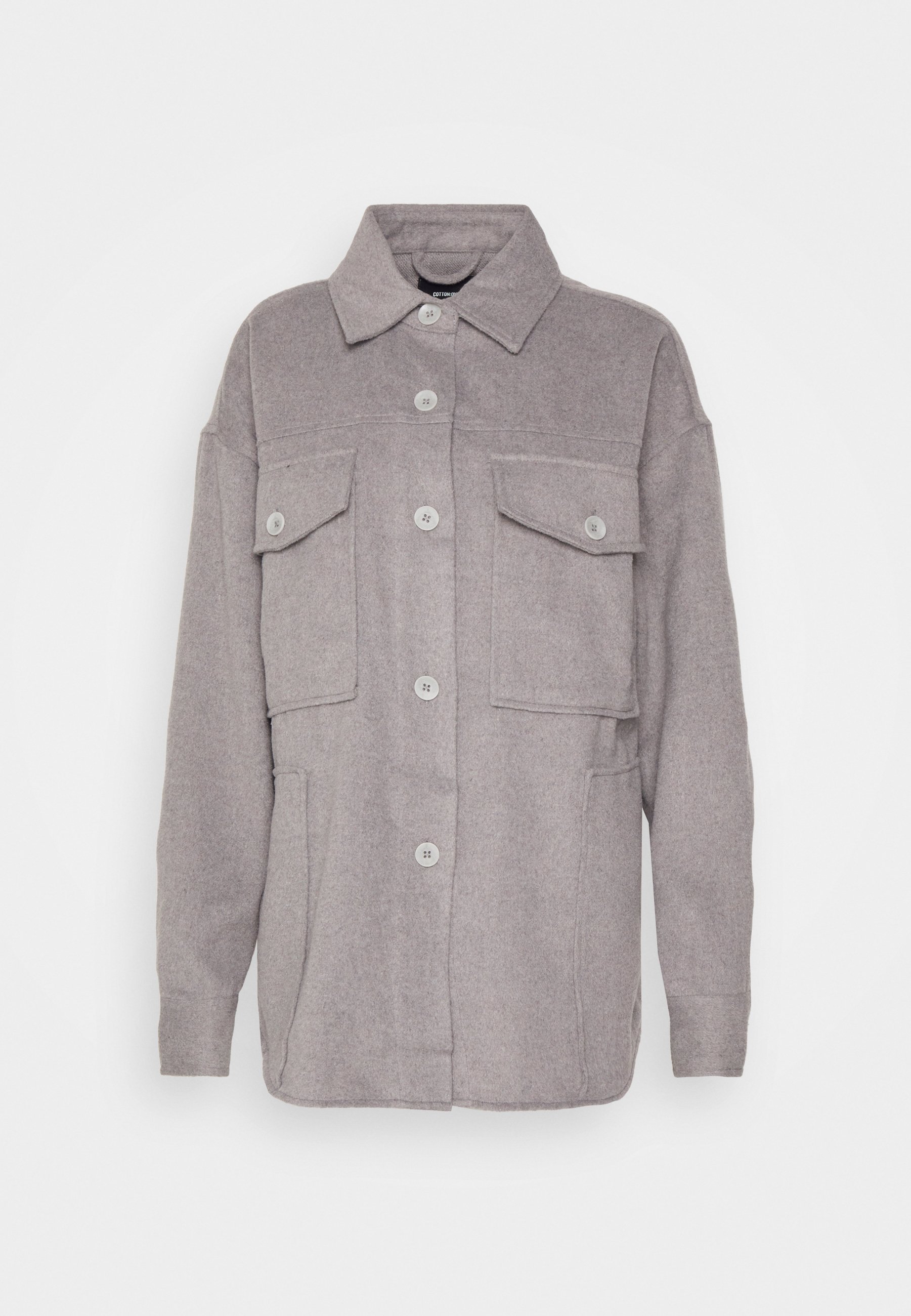 LIGHTWEIGHT SHACKET - Short coat - grey 
