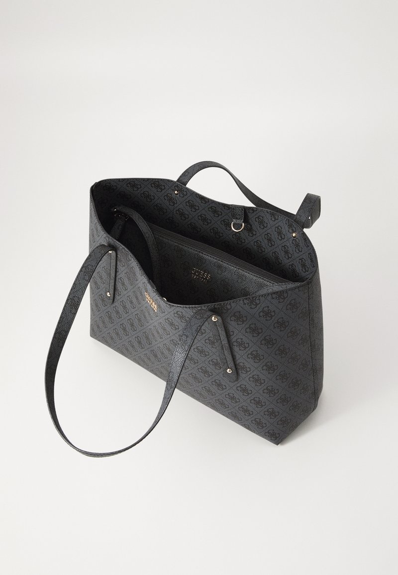 Guess - BRENTON TOTE SET - Geantă plic - coal, Extindeți