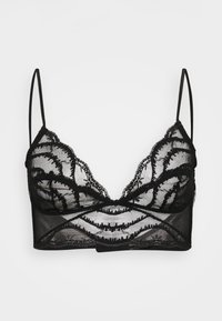 LECHE MOI LONGLINE BRA - Trīsstūrveida krūšturis - black