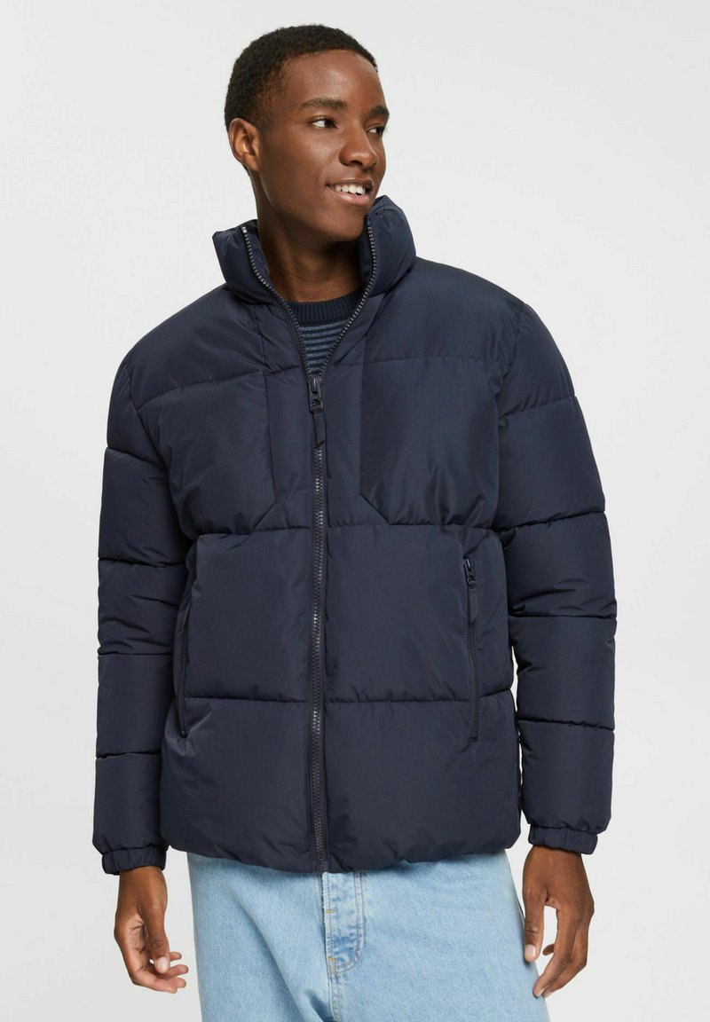 edc by Esprit Winter jacket navy/mottled dark blue Zalando.ie