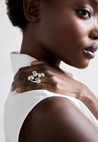 QUADRI SQUARE UNISEX - Ring - silver-coloured