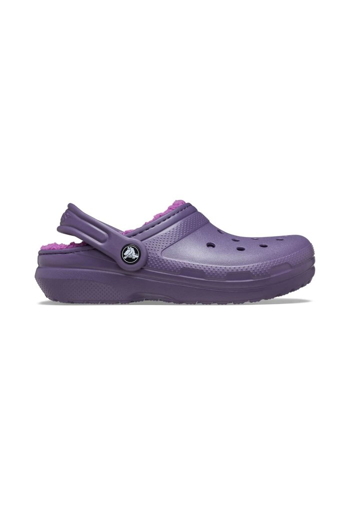 Crocs Kids' Classic Lined Clog - Pantuflas - nightshade