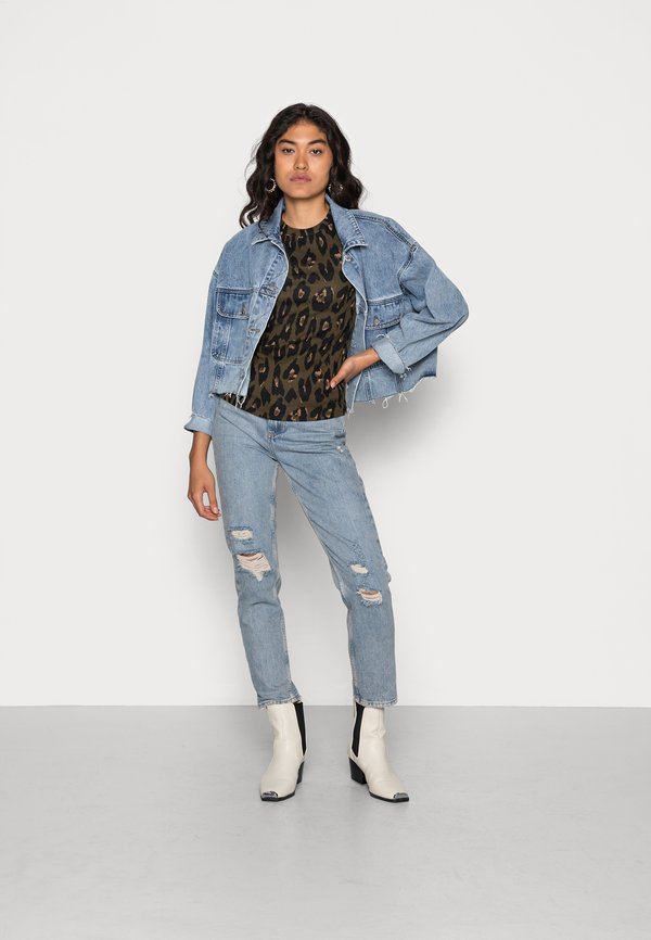 JDYTONSY PUFF SLEEVE - Jumper - dark olive big leo2