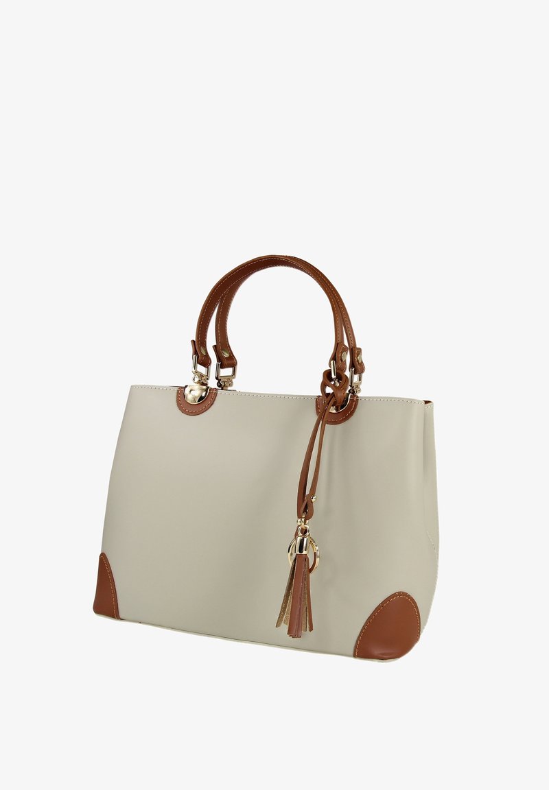 DrachenLeder Handtas - beige tan