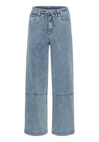 DORIANA WIDE  - Jean boyfriend - washed blue denim