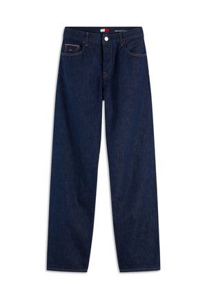 Tommy Jeans KIRA MID RISE STRAIGHT - Με φαρδιά μπατζάκια - dark blue denim