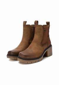 Refresh Bottines à plateau - camel