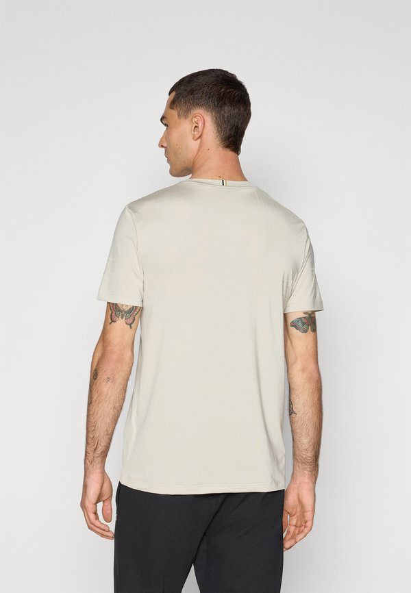TEE CHECK  - Print T-shirt - light beige3
