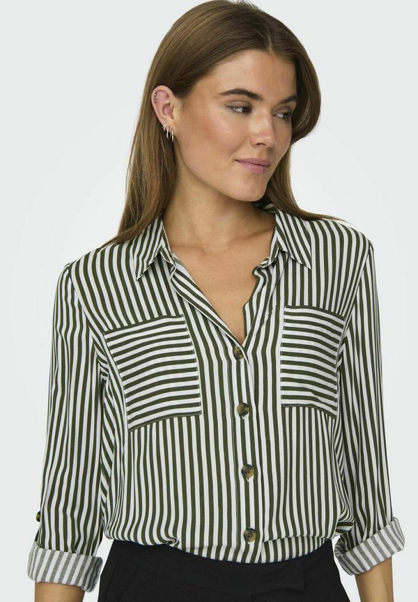 ASMIN   - Button-down blouse - grape leaf2