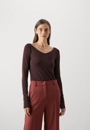 Max Mara Leisure RAGAZZA - Topper langermet - vinaccia