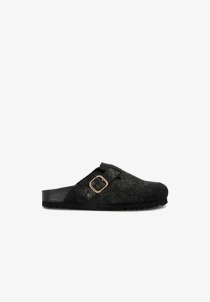 Scholl FAE NEW - Dřeváky - black gold