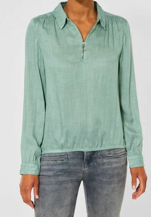 Blouse - mottled olive