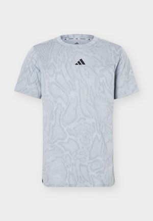 adidas Performance, D4T POWER TEE - Μπλουζάκι με στάμπα - halo silver-coloured/grey