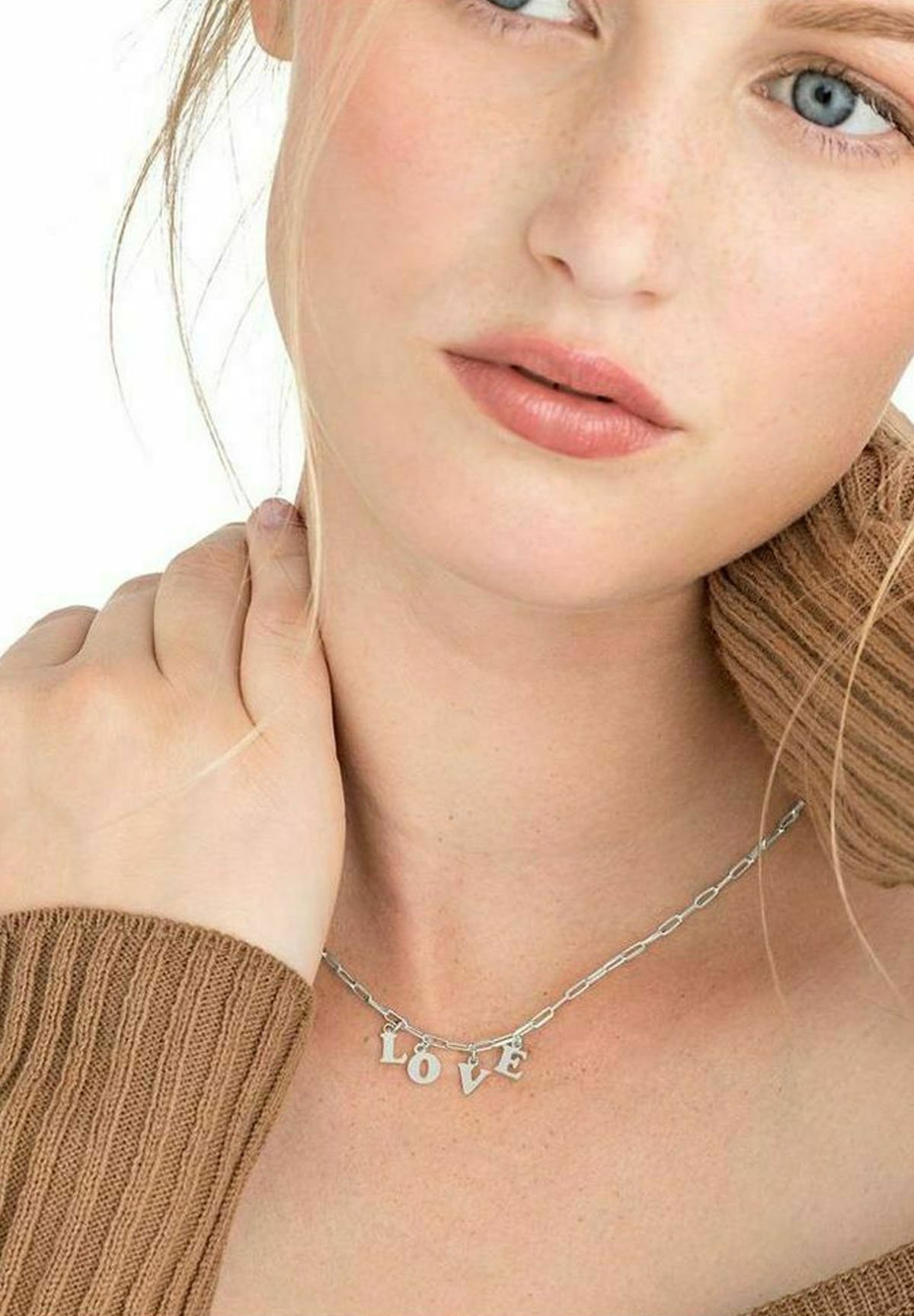 Damen MIT ANHÄNGER FÜR FRAUEN, 925 SILBER, FANTASIEKETTE - Halskette Damen MIT ANHÄNGER FÜR FRAUEN, 925 SILBER, FANTASIEKETTE - Halskette