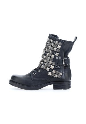 SHILD - Bottines de cowboy / motard - black