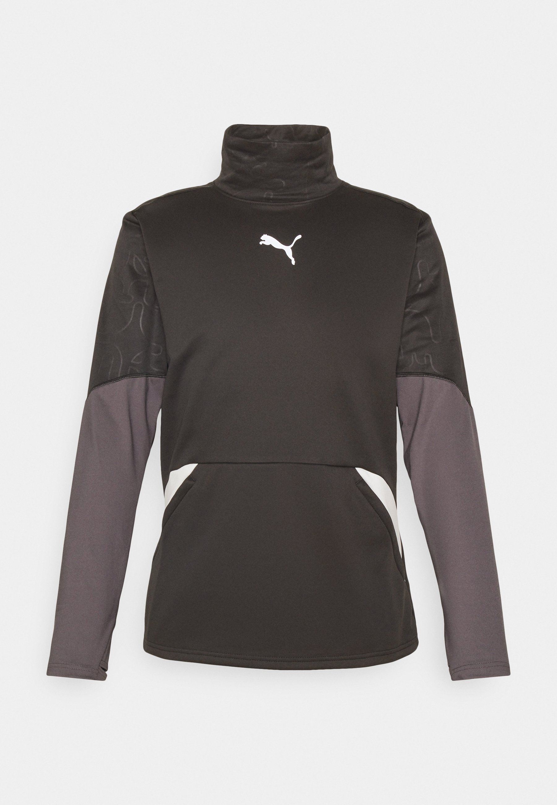 Puma INDIVIDUAL WINTERIZED - Top s dlouhým rukávem - black/dark coal