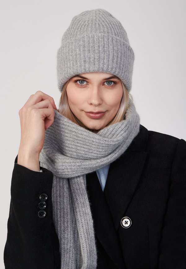 CHUNKY - Mütze - hellgrau melange