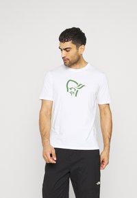Norrøna /29 COTTON VIKING T-SHIRT - T-shirt estampada - pure white
