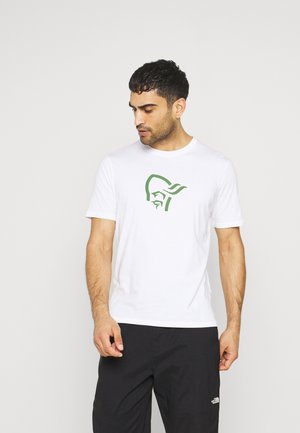 Norrøna /29 COTTON VIKING T-SHIRT - T-shirt imprimé - pure white